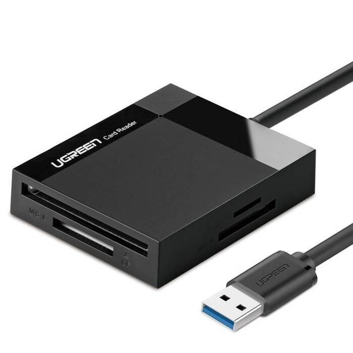 UGREEN CR125 4-in-1 USB 3.0 Card Reader with 0.5m Cable gamingstoreuae UGREEN CR125 4-in-1 USB 3.0 Card Reader with 0.5m Cable gamingstoreuae
